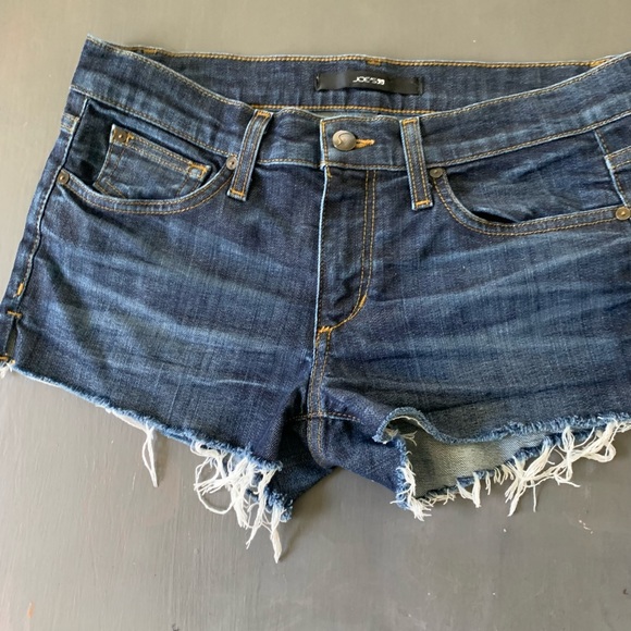 Joes Jeans Cut Off Raw Denim Shorts Marisela Size 27 - Picture 4 of 4